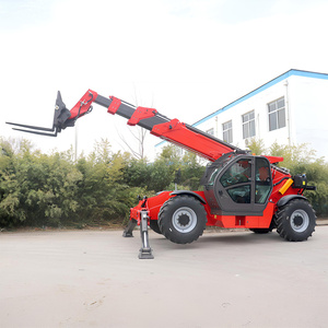 Xe nâng telescopic động cơ diesel 4 tấn, xuất xưởng trực tiếp, chiều cao nâng 14m, dùng cho ngành dịch vụ ăn uống - Product Image 1