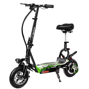 Trottinette <span class=keywords><strong>électrique</strong></span> rapide de 10 pouces, 500 watts, à 2 roues, pliable, longue portée, pour adultes, avec siège, trottinettes <span class=keywords><strong>électrique</strong></span>s tout-terrain - Product Image 1