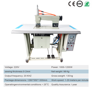 Machine à coudre à dentelle non tissée à ultrasons de bonne qualité Machine à gaufrer à ultrasons pour la couture - Product Image 4