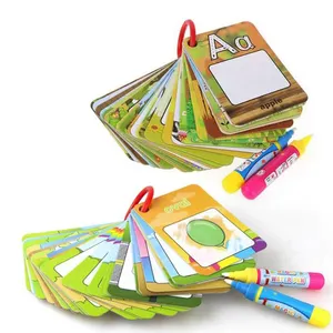 High Quality Special Custom Paper Educational Flash Cards Deck with Erasable Mark pen