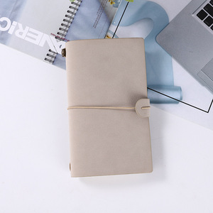 Cổ điển Retro du lịch máy tính xách tay A6 Kích thước mềm da Túi Nhật Ký với nhiệt ràng buộc in bìa giấy bơm lại Tạp Chí - Product Image 6