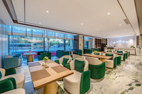 Meubles de salle à manger privée haut de gamme pour hôtels, nouveau ensemble de table à manger ronde de style chinois
