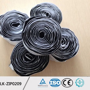 <span class=keywords><strong>Cremallera</strong></span> adhesiva LanKe personalizada de cadena larga con dientes de nailon negros sin bloqueo para barrera antipolvo y puerta con <span class=keywords><strong>cremallera</strong></span> - Product Image 2