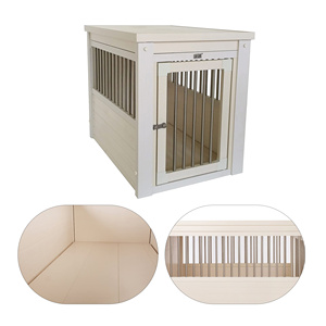 Décor de table d'extrémité de meubles de <span class=keywords><strong>caisse</strong></span> de chien <span class=keywords><strong>en</strong></span> <span class=keywords><strong>bois</strong></span> d'intérieur de luxe mignon pour le chenil de petits à moyens chiens dans le salon et la chambre à coucher - Product Image 5