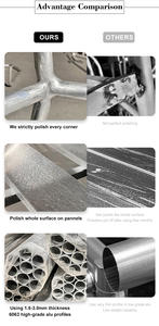 الألومنيوم في جميع الأحوال الجوية حديقة مقطعية في الهواء الطلق - Product Image 6