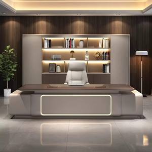 Escritorio Ejecutivo Modular <span class=keywords><strong>de</strong></span> Madera <span class=keywords><strong>de</strong></span> Lujo Comercial Moderno y Convertible para CEO, Gerente o <span class=keywords><strong>Director</strong></span> - Product Image 4