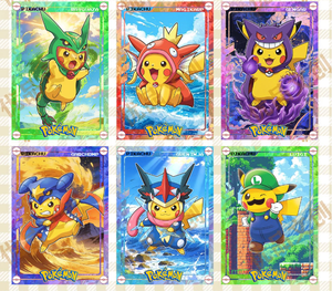 YQ Pokemoned Fan Art Stampa Colorata Decorazione 3D <span class=keywords><strong>da</strong></span> Esposizione Regalo Sigillato Collezione Pokemond Magnete <span class=keywords><strong>da</strong></span> Frigo con Sabbie Mobili Liquide per Famiglia - Product Image 2