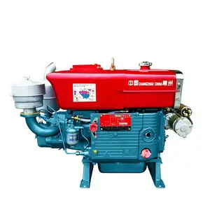 Changzhou su soğutmalı 15hp S1100 tek silindirli dizel motor