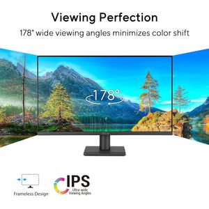 Moniteur Asus 27 pouces 1080p Eye Care IPS Full HD 120Hz 1ms Adaptive Sync HDMI VGA Noir Mat pour la maison et les étudiants - Product Image 3