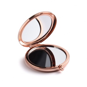 Luxury Rose Gold Double Side Pocket <b>Mirror</b> Portable Private Label Custom <b>Compact</b> <b>Mirror</b> With Logo - Product Image 5