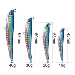 Metal Jigging 10g 20g 30g 40g Lead Head <strong>Fishing</strong> Foil <strong>Weights</strong> Sinker 3d Eye Artificial Lures Jigs <strong>Molds</strong> - Product Image 3