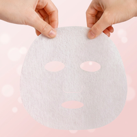 Masque facial en tissu non tissé semi-gel Meanlove avec forme et couleur personnalisées pour une hydratation et un raffermissement de la peau