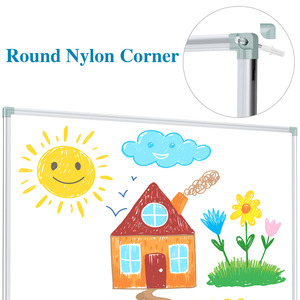 Tableau effaçable à sec décoratif avec <span class=keywords><strong>cadre</strong></span> coloré pour chambre d'enfant, dessin, cours universitaires - Product Image 3