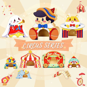 Lo último en escondites de hámster con temática de circo personalizables - Product Image 6