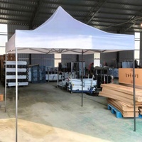 Fabricant chinois du Shandong, gazebo d'extérieur carré imperméable sur mesure 3x3 avec structure en acier thermolaqué, anti-UV, robuste