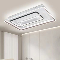 Ventilateur de plafond de salle de bain sans pales 2026 tendance avec moteur DC, télécommande, lumière LED intelligente et design moderne