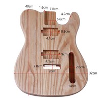 TL81-3 Shuiqu Log Color Electric Guitar Body Guitar Special DIY Retrofit Accessories