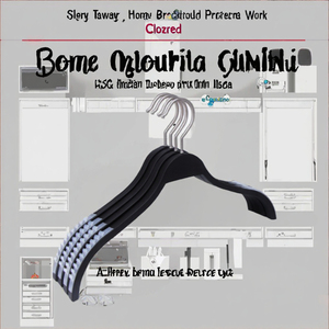 Thuận Tiện Tùy Chỉnh Rắn Nhựa Quần Áo Tổ Chức Cho Tủ Quần Áo Áo Khoác Túi Chống Trượt Dán Hiện Đại Đa Chức Năng Thiết Kế - Product Image 3