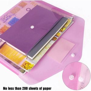 <b>Letter</b> Size A4 Clear <b>Plastic</b> Envelope Poly Folder File Folders Organization Eco-friendly Custom Printing Office Supplies - Product Image 2