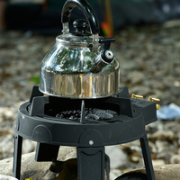 Cuisinière à gaz en fonte Cuisinière commerciale pour la cuisine en plein air