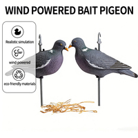 Ensemble de leurres à pigeons moulés en 3D sur mesure, en mousse EVA résistante à la décoloration, avec support multi-positions, pour la chasse en extérieur et la décoration de jardin