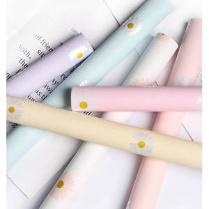 ورق تغليف زهور هدية مقاومة للماء بنمط ديزي ممتاز من JOYWOOD لباقة الورد سهل الاستخدام - Product Image 5