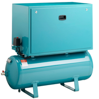 Compresseur d'air industriel 3.7kw 4.5kw 5.5kw 22kw tout-en-un, mini compresseur d'air rotatif à vis avec sécheur et réservoir d'air