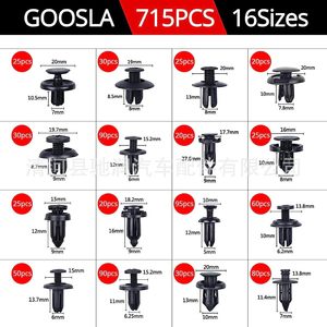760 pièces de clips automobiles universels, rivets à pousser en plastique, 16 types pour la réparation et le remplacement des panneaux de voiture - Product Image 2