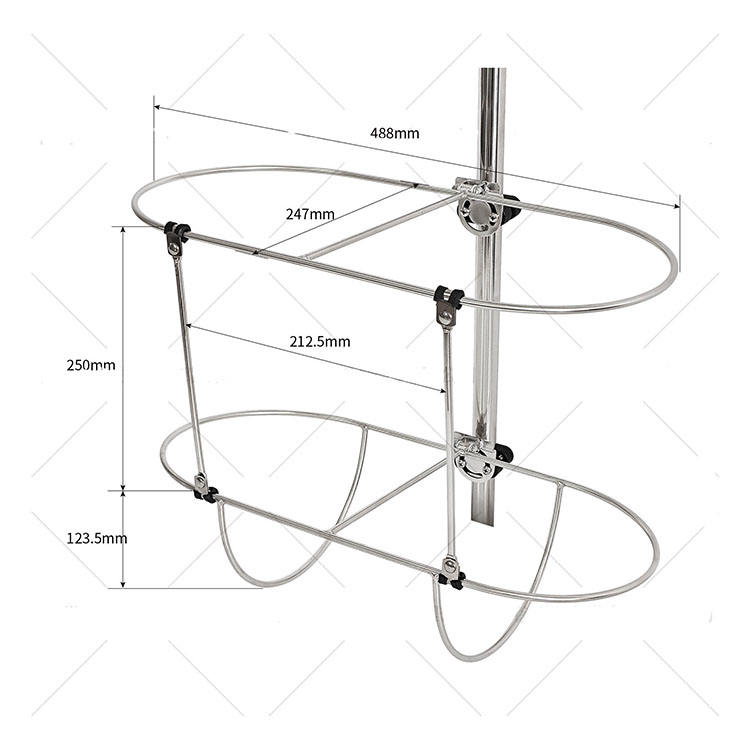 Stainless Steel Boat Fender Holders Durable Versatile