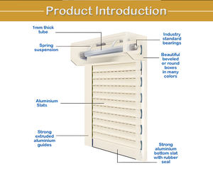 Puerta Enrollable de Aluminio para Ventana, Duradera, Tamaño Personalizado, Alta Seguridad, Aislada y Resistente a la Intemperie - Product Image 6
