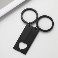 Porte-clés mousqueton vierge en gros, en acier inoxydable rectangulaire poli miroir, personnalisable avec logo gravé au laser