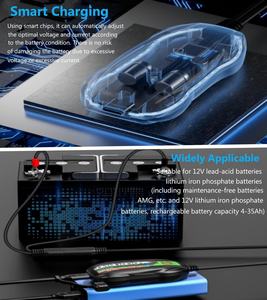 <span class=keywords><strong>Chargeur</strong></span> <span class=keywords><strong>de</strong></span> <span class=keywords><strong>batterie</strong></span> universel 12V pour voiture, étanche, avec port USB, sortie 30W, <span class=keywords><strong>chargeur</strong></span> rapide pour batteries <span class=keywords><strong>de</strong></span> moto - Product Image 3