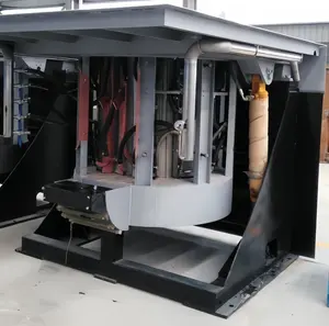 New Electric Induction Furnace for Steel and Iron Melting Provides Installation Services for Heating Steel and Iron Smelter
