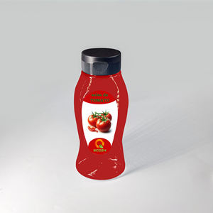 8oz 250ml Transparent PP Food Grade Squeeze Sauce Bottle for <strong>Ketchup</strong> with Flip Top Cap Upside Down - Product Image 3