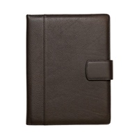 Carpeta de Presentación de Lujo con Cierre Magnético Seguro, Carpeta Portafolios de Cuero Vegano con Bolsillos, Logotipo Empresarial Personalizado
