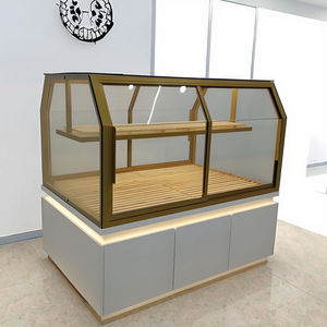 מאפייה פרמיה אישית מציגה מוני זכוכית וקינוחים מעץ לחנויות מאפה - Product Image 2