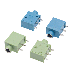 PJ-325 ช่องเสียบแจ็คเสียงสเตอริโอขนาด 3.5 มม., แบบติดตั้งแนวตั้ง 5 พิน, ขั้วต่อแบบตัวเมีย (มีจำหน่ายในสีดำ, เขียว, น้ำเงิน, แดง) - Product Image 5