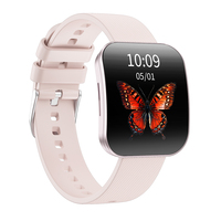 TKYUAN Montre intelligente Ultra-mince 1.85 pouces Incurvé AMOLED Écran carré BT Appel Fréquence cardiaque Oxygène sanguin Bande H APP Menu 3D Smartwatch
