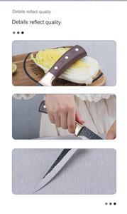 Juego de Cuchillos de Cocina de Acero Inoxidable de Gran Venta con Diseño Original para Deshuesar, de Carnicero y para Cortar Huesos - Product Image 3