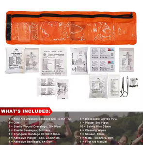 Botiquín de Primeros Auxilios Portátil, Kit de Almacenamiento Médico para Supervivencia al Aire Libre, Equipo de Seguridad para la Prevención de Epidemias y Emergencias - Product Image 3