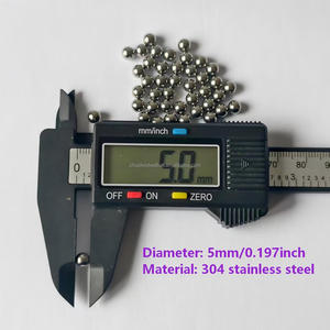 70 piezas/botella de bolas de acero inoxidable <span class=keywords><strong>304</strong></span> de 5 mm de diámetro - Product Image 2