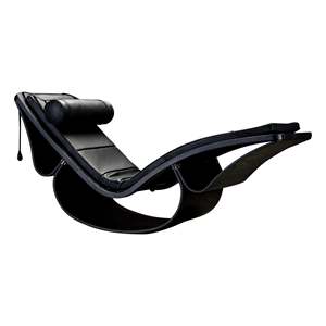 Silla mecedora italiana de <span class=keywords><strong>diseño</strong></span> moderno Rio, cómoda silla de ocio con cuero para el hogar, apartamento, Hotel, jardín al aire libre - Product Image 1