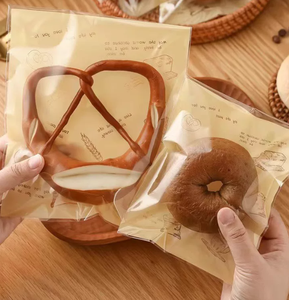 Bolsas de Embalaje para Panadería con Cierre Hermético, Impresas en Mate, de Grado Alimenticio HDPE, para Alimentos para Bebés, Pan, Bagels, Croissants, Panecillos de Levadura - Product Image 3