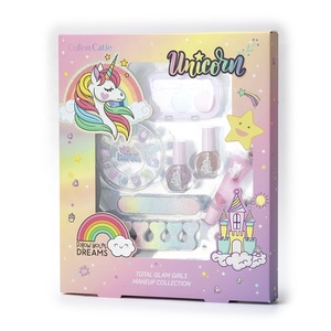 ชุดเครื่องสำอางจำลองสำหรับเด็กผู้หญิงน่ารักของเล่นแต่งหน้าเด็กใช้ทาเล็บอายแชโดว์อายแชโดว์ - Product Image 5