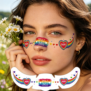 Tatuaggi Temporanei Rossi Impermeabili a Lunga Durata per Viso, Stile Europeo Americano, Effetto Lentiggine, per Feste e Cosplay - Product Image 5