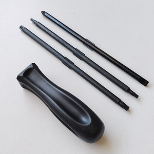 Dual Purpose Screwdriver Set Ph2 Sl6 T20 T25 T30 T40 Magnetic Metric 6 In 1 With Single Color Handle - Product Image 2