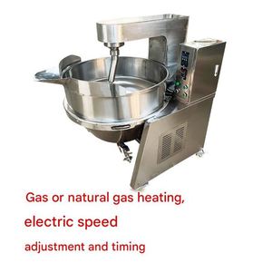 Grande machine de cuisson et de mélange alimentaire entièrement automatique en acier inoxydable, type wok planétaire, pour tomates - Product Image 2