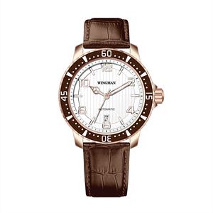 Montre de marque personnalisée, mouvement automatique NH35, boîtier en acier inoxydable, style professionnel, super lumineuse, étanche, automatique - Product Image 6