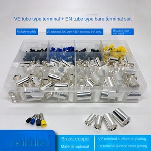 Caja de terminales de Puerto Peep plateado, terminal de cobre, terminales de prensado en frío, terminal de cobre, terminal de cable, kits de terminales de cable de crimpado - Product Image 2