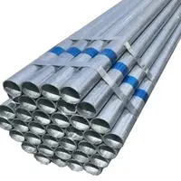 A53-A369 Q235 gi tubo di acciaio dolce rotonda hollow tubo di ferro prezzo Rotondo rivestimento di zinco zincato tubo di acciaio